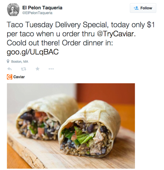 Twitter marketing de restaurantes